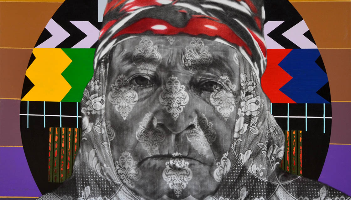 Sultane, Tuval üzerine yağlıboya ve akrilik, 125x150 cm, 2014